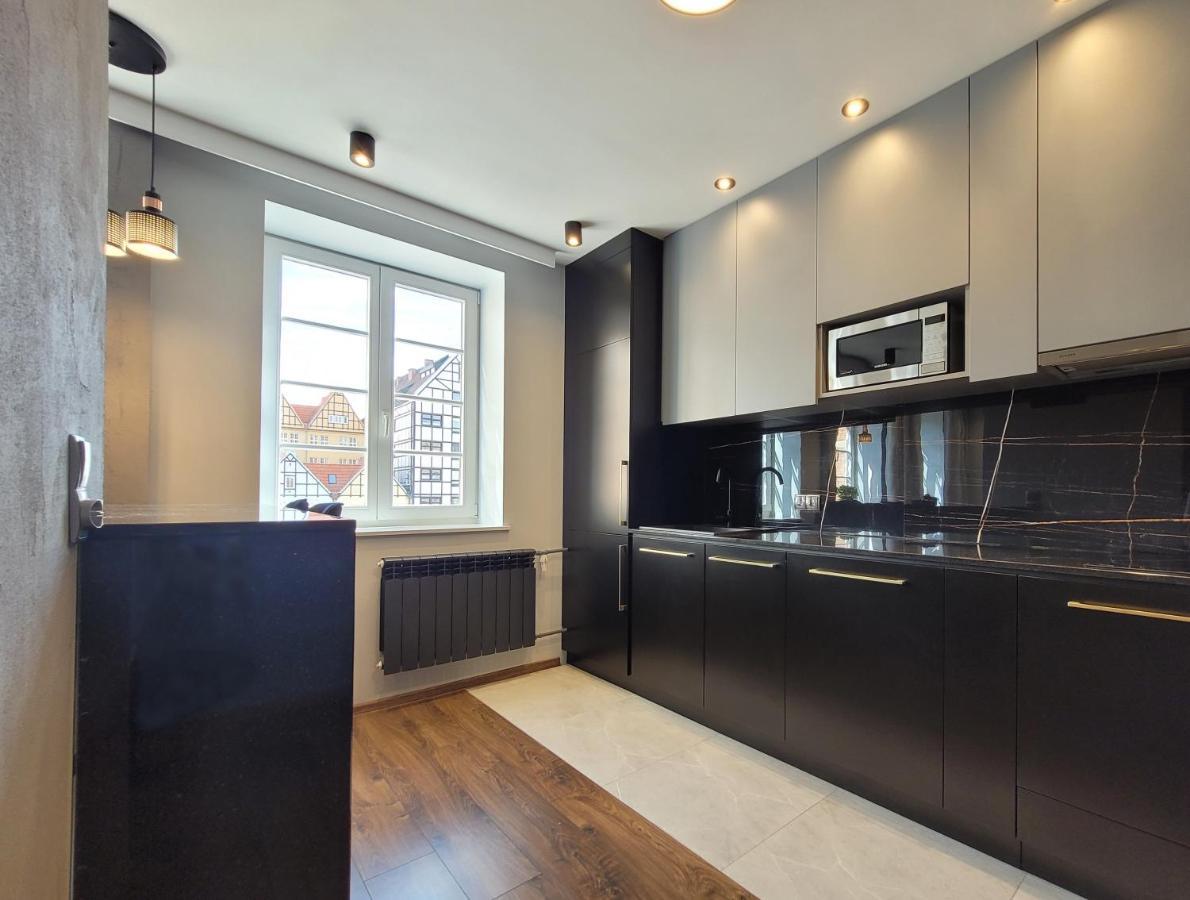 Apartament Stare Miasto Gdansk Z Widokiem Na Motlawe Dış mekan fotoğraf